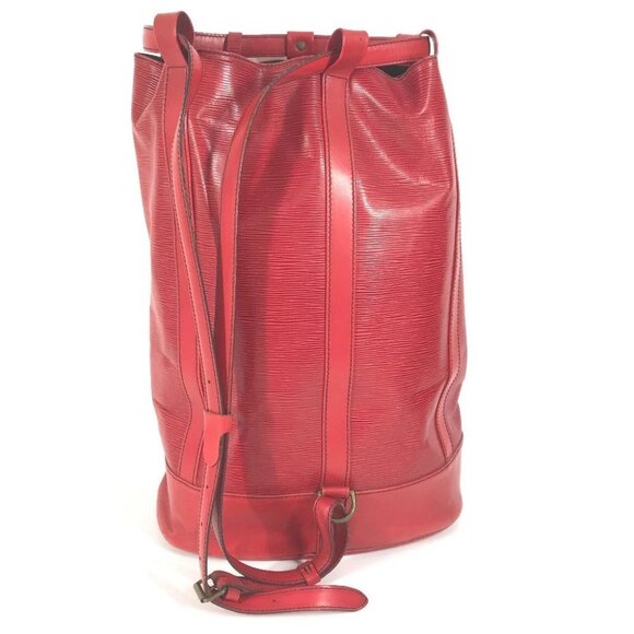LOUIS VUITTON M43087 Epi RandonneeGM bag Shoulder Bag Epi Leather Castilian Red - Picture 1 of 16